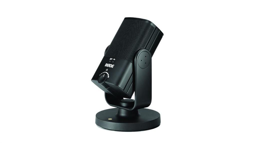 Image shows a Rode NT USB-Mini + microphone.