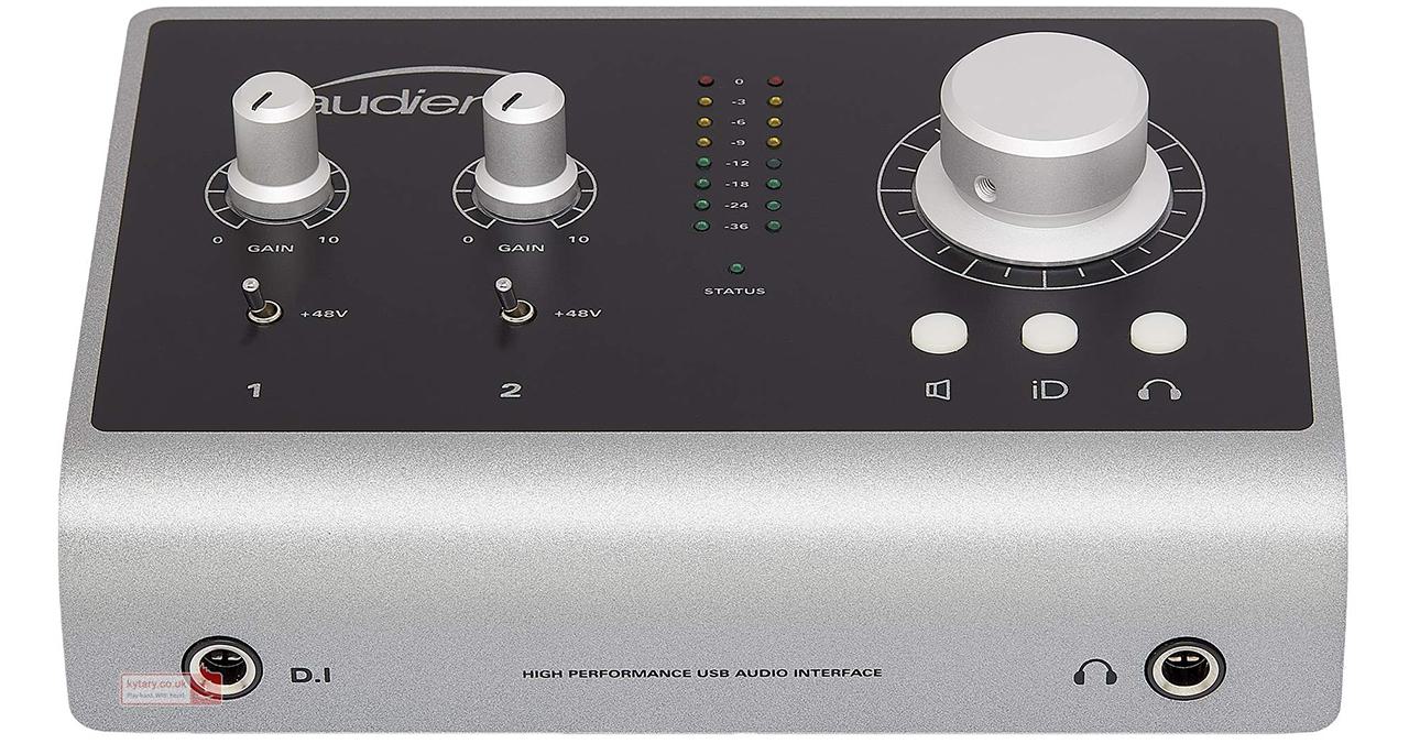 Image shows an Audient iD14 audio interface against a white background.
