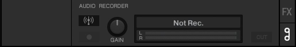 This is a thin black strip of a screenshot illustrating how to broadcast through Traktor. This is step 2 of the process.