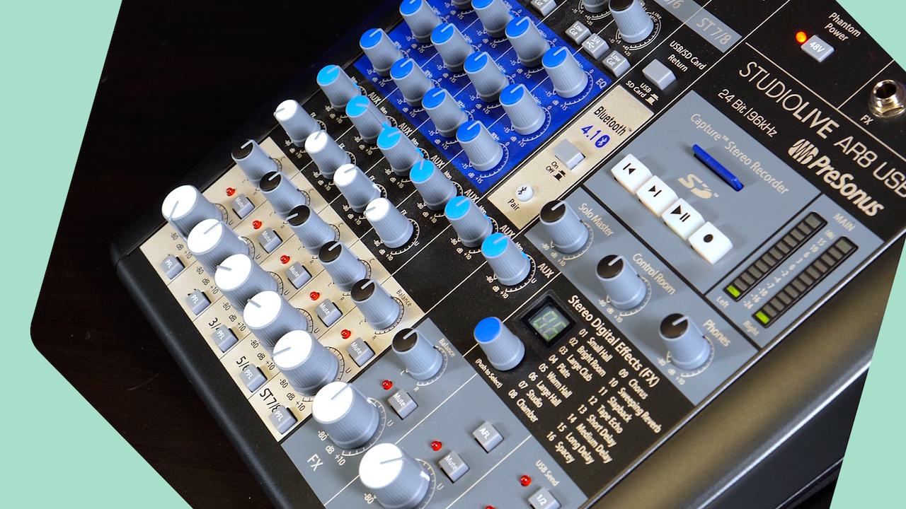 Pre Sonus Studio Live Ar8 Mixer Review Header