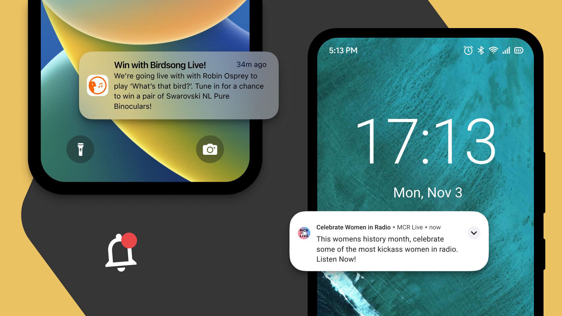 Push Notifications Header