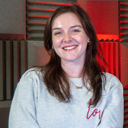 The Radio.co business broadcasting expert, Amber.
