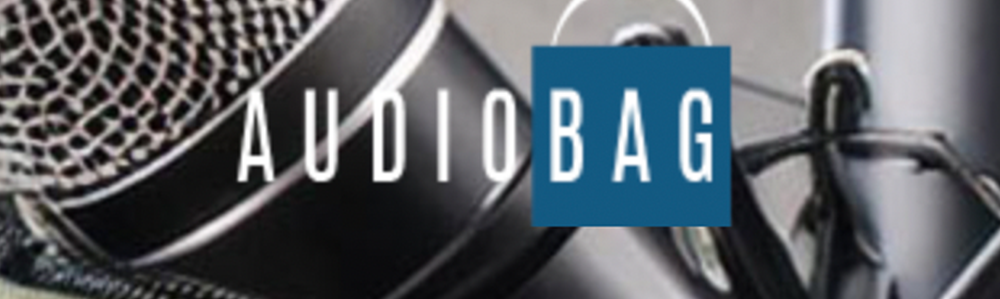 Image shows the logo for AudioBag.