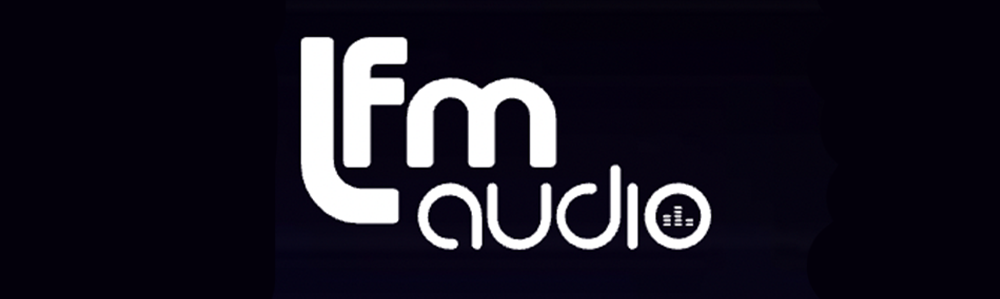 Image shows the logo for LFM audio.