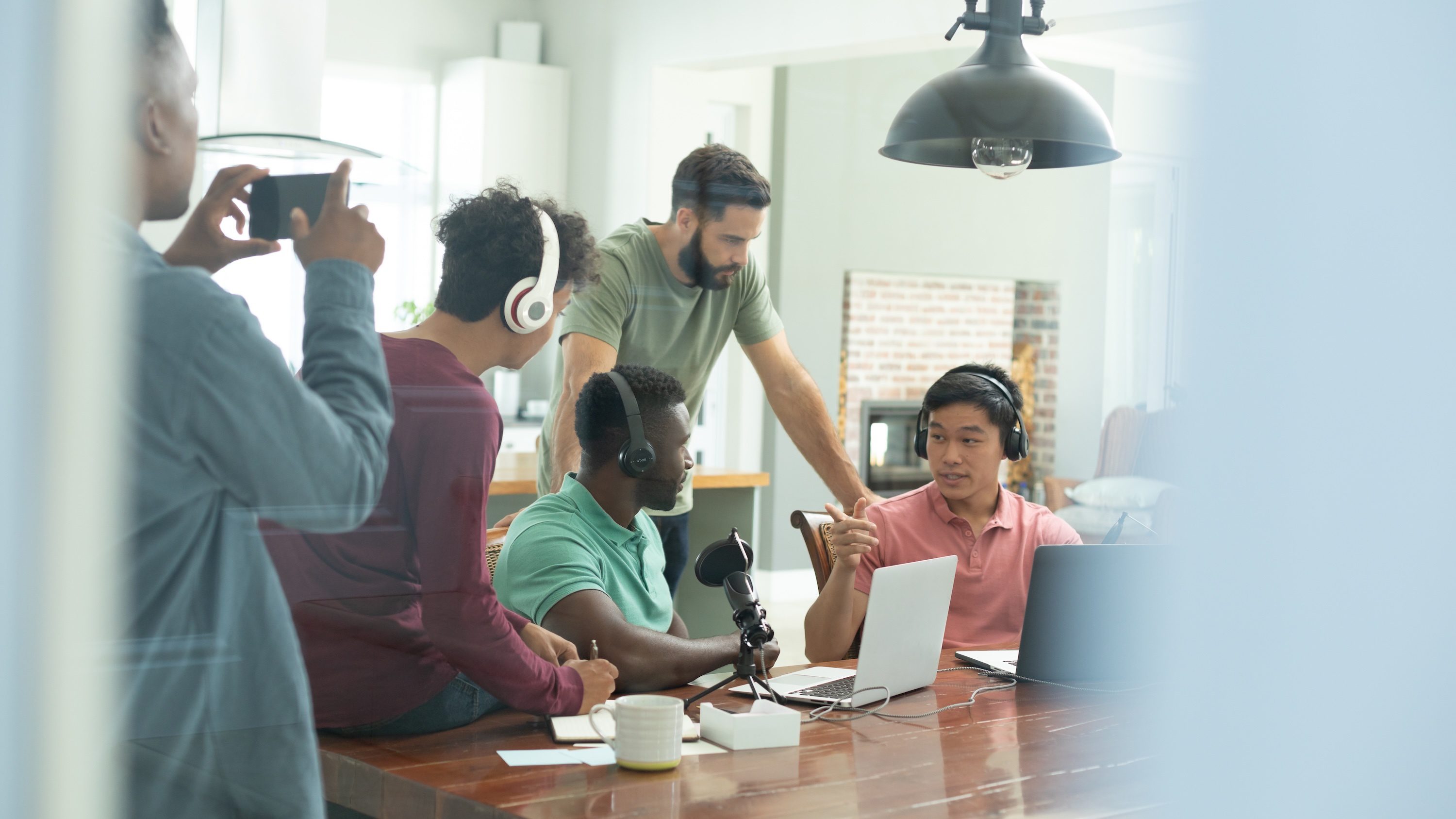 Company business radio header
