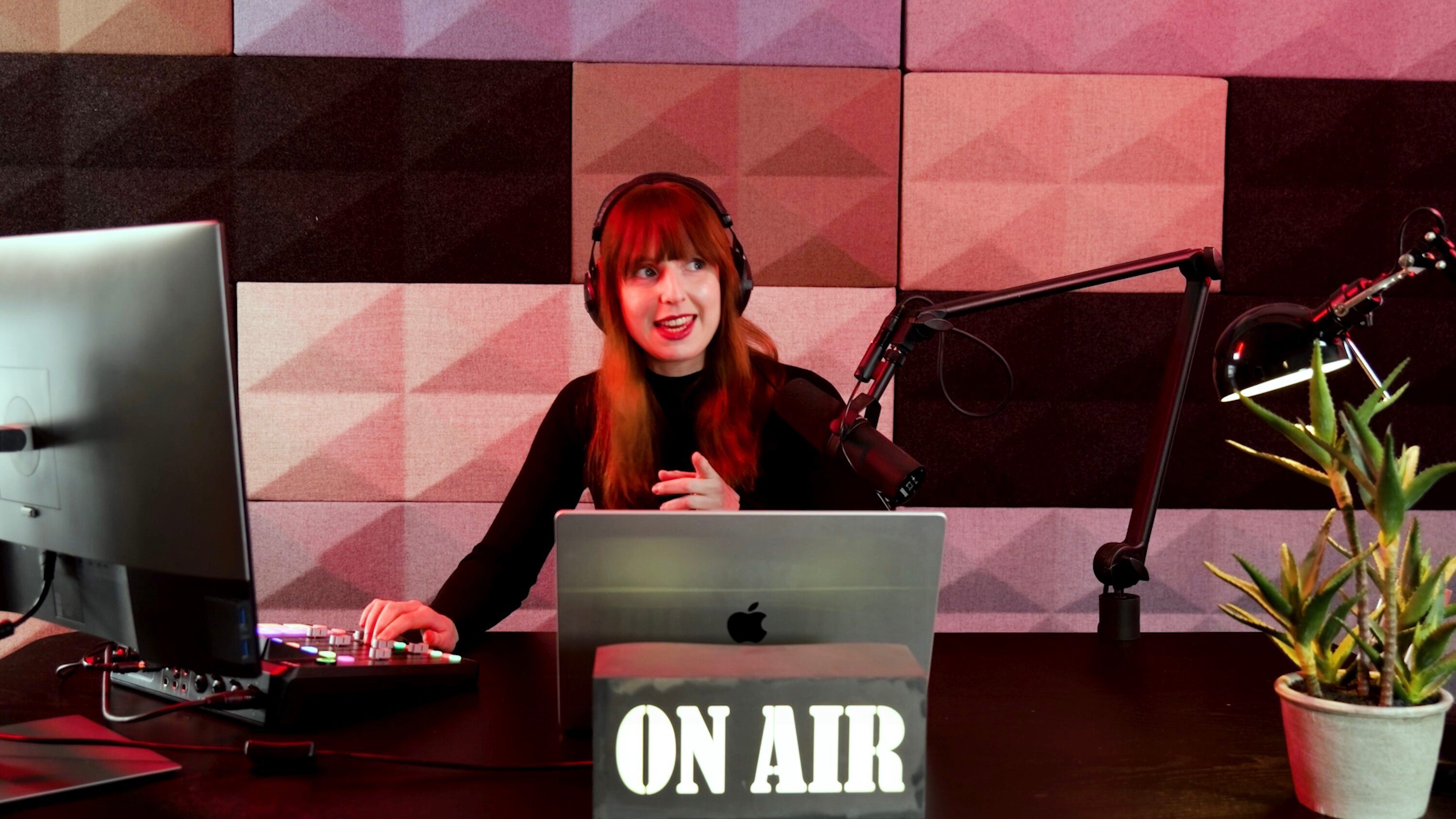 How to start radio talk show header