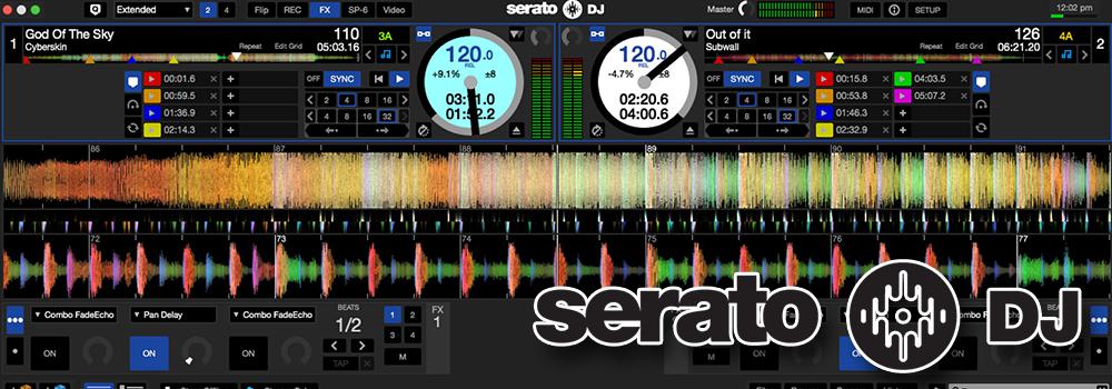 Image is a screenshot from the DJ software Serato.