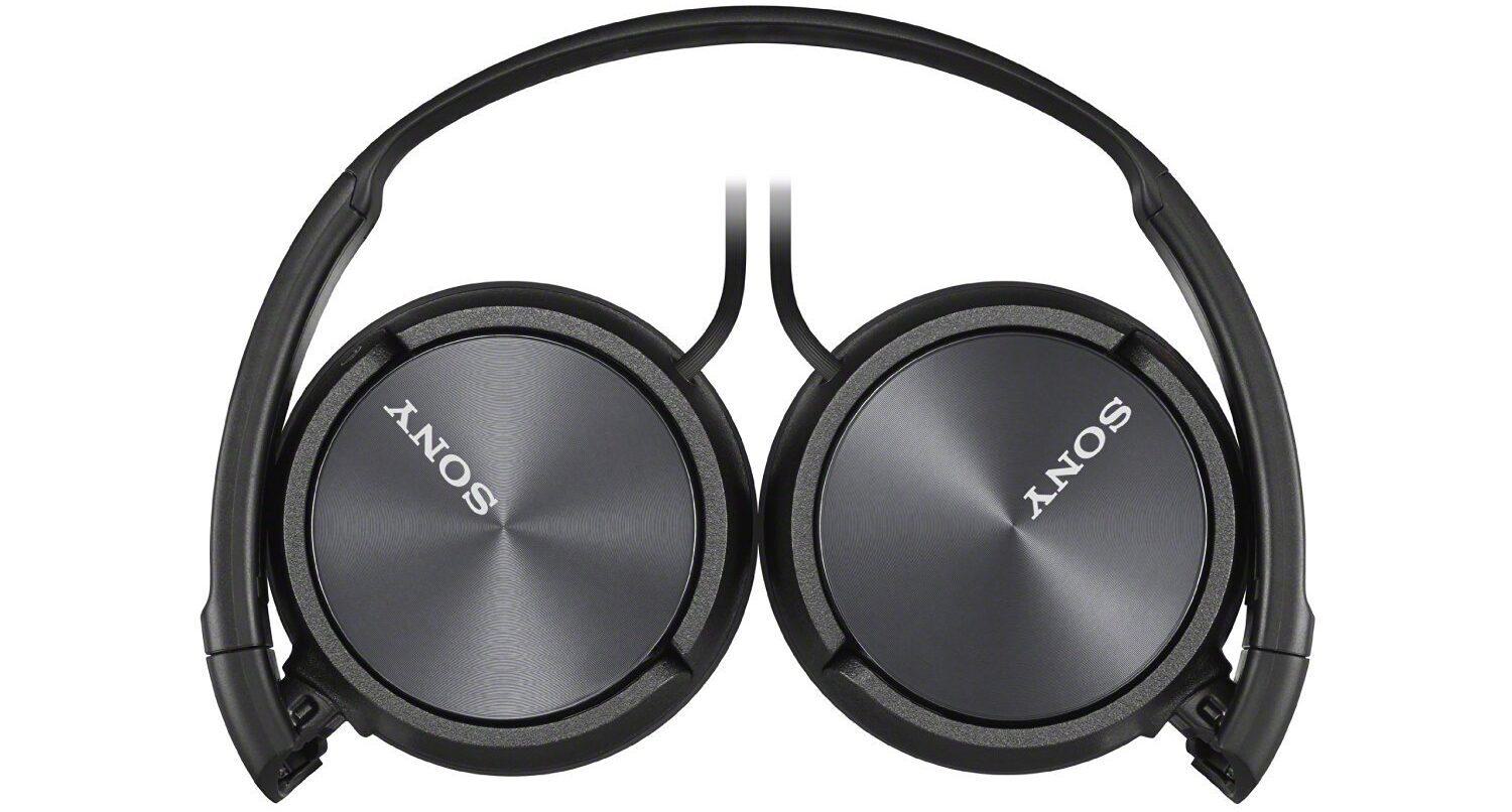 Image shows a pair of Sony headphones against a white background.