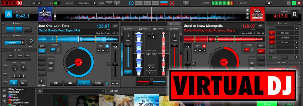 Image is a screenshot from the DJ software Virtual DJ Pro.