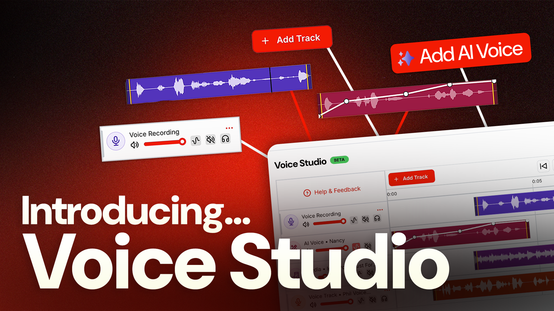 Voice studio release header